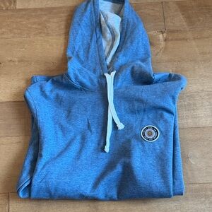O'Neill Blue Hooded Pullover with White Drawstring